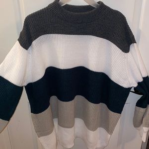 Color block sweater